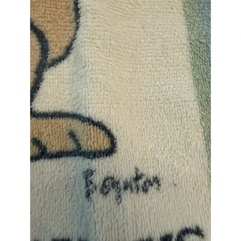 Vintage Sandra Boynton for Martex Dinosaur Towel Set 5pc Cotton USA Made 80s